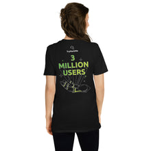 Load image into Gallery viewer, 3 Million Users Short-Sleeve Unisex T-Shirt
